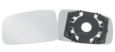 VERRE DE RÉTROVISEUR FIAT PANDA 2003-2009 AVEC SUPPORT / CONVEXE / GAUCHE