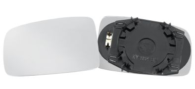 VERRE DE RÉTROVISEUR FIAT PANDA 2003-2009 AVEC SUPPORT / CHAUFFANT / CONVEXE / GAUCHE