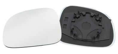 VERRE DE RÉTROVISEUR FIAT PANDA 2009-2011 AVEC SUPPORT / CONVEXE / GAUCHE