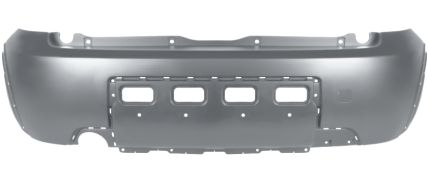 PARE-CHOCS FIAT PANDA 2009-2011 ARRIÈRE / MODÈLE NATURAL POWER / CLIMBING 4X4 / AVEC APPRET