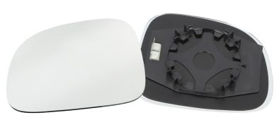 VERRE DE RÉTROVISEUR FIAT PANDA 2009-2012 AVEC SUPPORT / CHAUFFANT / CONVEXE / GAUCHE