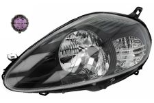 PHARE AVANT FIAT PUNTO 2008-2012 8 BROCHES / BASE NOIRE / GAUCHE