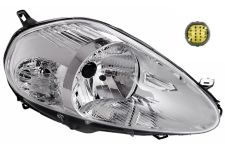 PHARE AVANT FIAT PUNTO 2005-2008 14 BROCHES / BASE CHROMÉE / DROIT