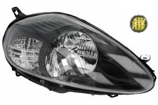 PHARE AVANT FIAT PUNTO 2005-2008 14 BROCHES / BASE NOIRE / DROIT