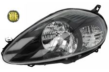 PHARE AVANT FIAT PUNTO 2005-2008 14 BROCHES / BASE NOIRE / GAUCHE