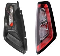 FEU ARRIÈRE FIAT PUNTO EVO 2009-2012 PORTE AMPOULE UNI PAR CLIPS / BASE NOIRE / LED / DROIT