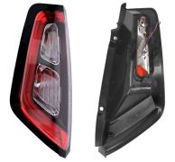 FEU ARRIÈRE FIAT PUNTO EVO 2009-2012 PORTE AMPOULE UNI PAR CLIPS / BASE NOIRE / LED / GAUCHE
