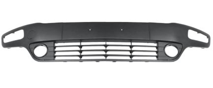 MOULURE PARE-CHOCS FIAT PUNTO EVO 2009-2012 AVANT / AVEC ANTIBROUILLARDS / NOIR CARBON / CENTRALE 