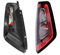 FEU ARRIÈRE FIAT PUNTO EVO 2009-2012 PORTE-AMPOULE UNION PAR VIS / BASE NOIRE / LED / DROIT