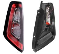 FEU ARRIÈRE FIAT PUNTO EVO 2009-2012 PORTE AMPOULE UNI PAR VIS / BASE NOIRE / LED / GAUCHE