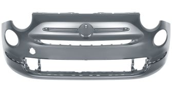 PARE-CHOCS FIAT 500 2015-2024 AVANT / AVEC TROUS MOULURES / AVEC APPRET