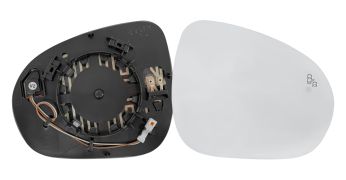 VERRE DE RÉTROVISEUR FIAT 500X 2015-2018 AVEC SUPPORT / CHAUFFANT / SIDE ASSIST / CONVEXE / DROIT