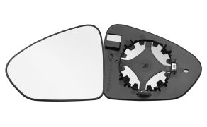 VERRE DE RÉTROVISEUR FIAT TIPO 2015-2020 AVEC SUPPORT / CONVEXE / GAUCHE