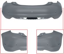 PARE-CHOCS FIAT 500E 2020-> ARRIÈRE / AVEC 5 CAPTEUR / AVEC APPRET
