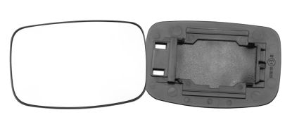 VERRE DE RÉTROVISEUR FORD FIESTA 1994-1996 AVEC SUPPORT / CONVEXE / GAUCHE