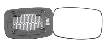VERRE DE RÉTROVISEUR FORD FIESTA 1994-1996 AVEC SUPPORT / CHAUFFANT / CONVEXE / DROIT