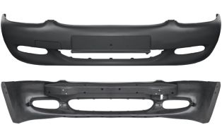 PARE-CHOCS FORD ESCORT 1995-1999 AVANT / MODÈLE GHIA / AVEC ANTIBROUILLARDS / AVEC TRAVERSE PLASTIQUE 