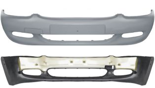 PARE-CHOCS FORD ESCORT 1995-1999 AVANT / MODÈLE GHIA / AVEC ANTIBROUILLARDS / AVEC RENFORT MOUSSE / AVEC APPRET