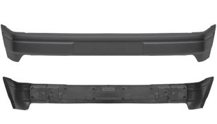 PARE-CHOCS FORD FIESTA 1989-1996 AVANT / SUPÉRIEUR / AVEC TRAVERSE PLASTIQUE 