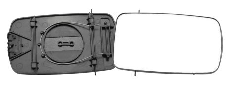 VERRE DE RÉTROVISEUR FORD FIESTA 1989-1994 AVEC SUPPORT / CONVEXE / DROIT