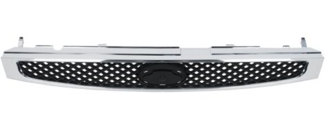 GRILLE FORD FIESTA 2002-2006 FACE AVANT / CHROMÉE 