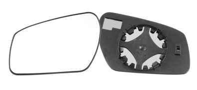 VERRE DE RÉTROVISEUR FORD FIESTA 2006-2008 AVEC SUPPORT / CONVEXE / GAUCHE