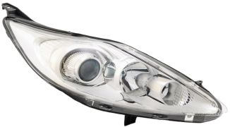 PHARE FORD FIESTA 2008-2013 BASE CHROMÉE / DROIT
