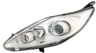 PHARE FORD FIESTA 2008-2013 BASE CHROMÉE / GAUCHE