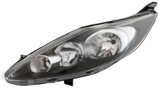 PHARE AVANT FORD FIESTA 2008-2013 BASE NOIRE / GAUCHE