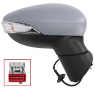 RÉTROVISEUR FORD FIESTA 2008-2013 ÉLÉCTRIQUE / FEU CLIGNOTANT / CONVEXE / AVEC APPRET / DROIT