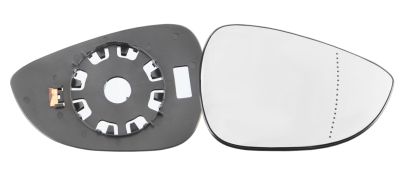 VERRE DE RÉTROVISEUR FORD FIESTA 2008-2013 AVEC SUPPORT / ASPHÉRIQUE / DROIT