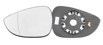 VERRE DE RÉTROVISEUR FORD FIESTA 2008-2013 AVEC SUPPORT / ASPHÉRIQUE / GAUCHE