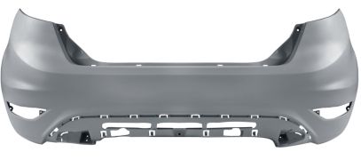 PARE-CHOCS FORD FIESTA 2013-2017 ARRIÈRE / AVEC APPRET 