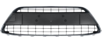 GRILLE FORD FIESTA 2008-2013 PARE-CHOCS AVANT / AVEC MOULURE CHROMÉE / CENTRALE 