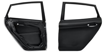 PORTE FORD FIESTA 2013-2017 ARRIÈRE GAUCHE