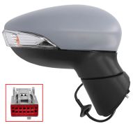 RÉTROVISEUR FORD FIESTA 2013-2017 ÉLÉCTRIQUE / CHAUFFANT / RABATTABLE ÉLÉCTRIQUEMENT / FEU CLIGNOTANT / FEU DE SOL / AVEC APPRET / DROIT