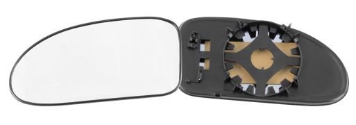 VERRE DE RÉTROVISEUR FORD FOCUS 1998-2001 AVEC SUPPORT RONDE / CONVEXE / GAUCHE