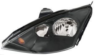 PHARE AVANT FORD FOCUS 2001-2005 BASE NOIRE / GAUCHE