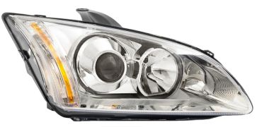 PHARE AVANT FORD FOCUS 2005-2008 XENON / BASE CHROMÉE / DROIT