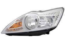 PHARE AVANT FORD FOCUS 2008-2011 BASE CHROMÉE / GAUCHE