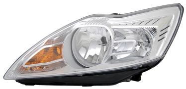 PHARE AVANT FORD FOCUS 2008-2011 BASE CHROMÉE / GAUCHE