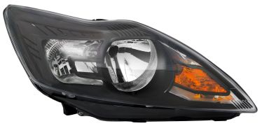 PHARE AVANT FORD FOCUS 2008-2011 BASE NOIRE / DROIT