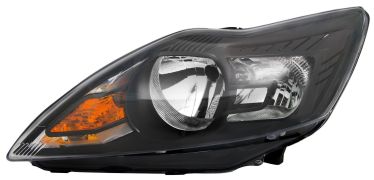 PHARE AVANT FORD FOCUS 2008-2011 BASE NOIRE / GAUCHE