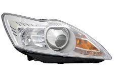 PHARE AVANT FORD FOCUS 2008-2011 XENON / BASE CHROMÉE / DROIT