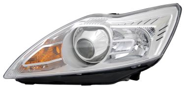 PHARE FORD FOCUS 2008-2011 XENON / BASE CHROMÉE / GAUCHE