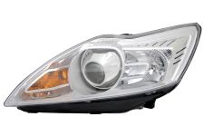 PHARE AVANT FORD FOCUS 2008-2011 XENON / BASE CHROMÉE / GAUCHE