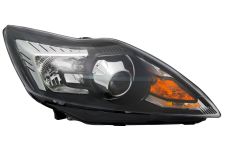 PHARE AVANT FORD FOCUS 2008-2011 XENON / BASE NOIRE / CHROMÉ / DROIT