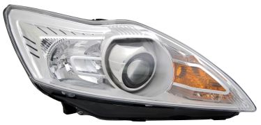 PHARE AVANT FORD FOCUS 2008-2011 AVEC FEUX ADAPTATIF (AFS) / BASE CHROMÉE / DROIT