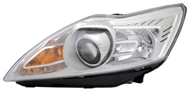 PHARE AVANT FORD FOCUS 2008-2011 AVEC FEUX ADAPTATIF (AFS) / BASE CHROMÉE / GAUCHE