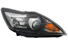 PHARE AVANT FORD FOCUS 2008-2011 AVEC FEUX ADAPTATIF (AFS) / BASE NOIRE / CHROMÉ / DROIT